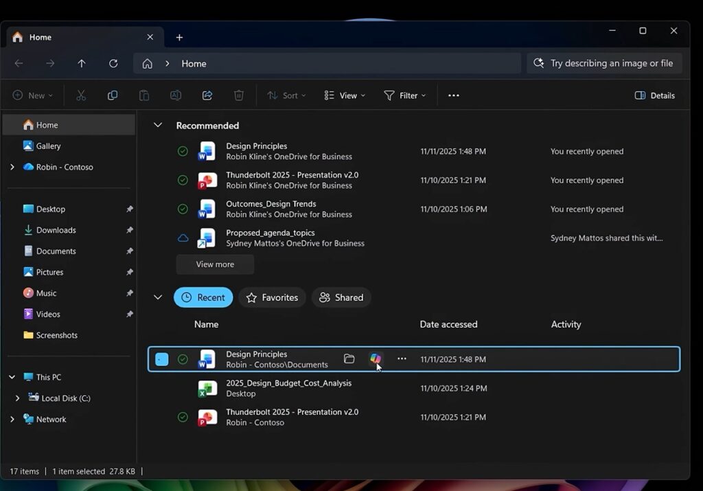 Copilot in je Windows 11 Verkenner